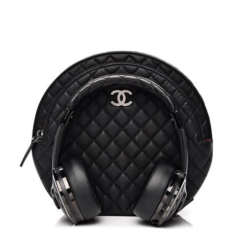 CHANEL Lambskin Chanel x Monster Wireless Headphones w/ 